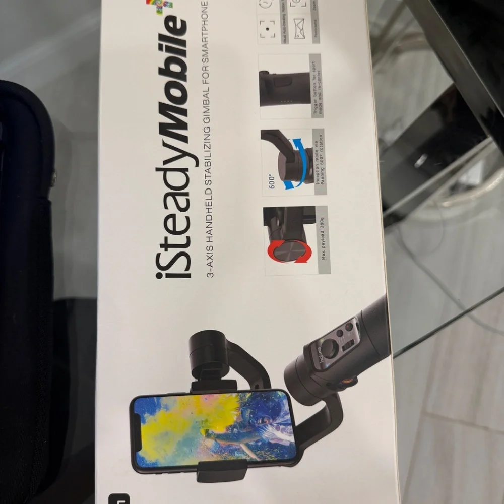 iSteady Mobile+ 3 Axis Handheld Stabilizing Gimbal For Smartphone Black